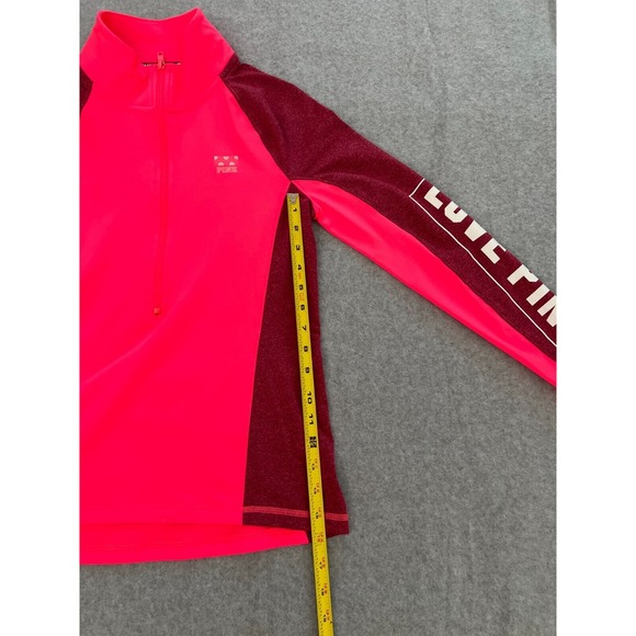 Victoria's Secret T-Shirt‎ The Ultimate Pink Collection Women's 1/2 Zip Size XS - Picture 7 of 7